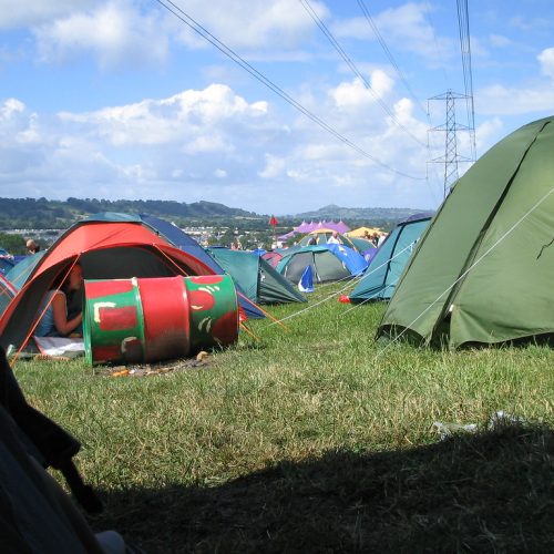 re-use or recycle your festival tent
